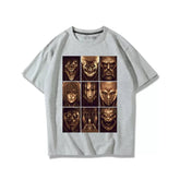 Attack on Titan T-shirt Men's Two-dimensional Anime Short Sleeve - Animehouse